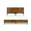 Armen Living Cusco Modern Wood Platform Queen Bed in Acacia Brown