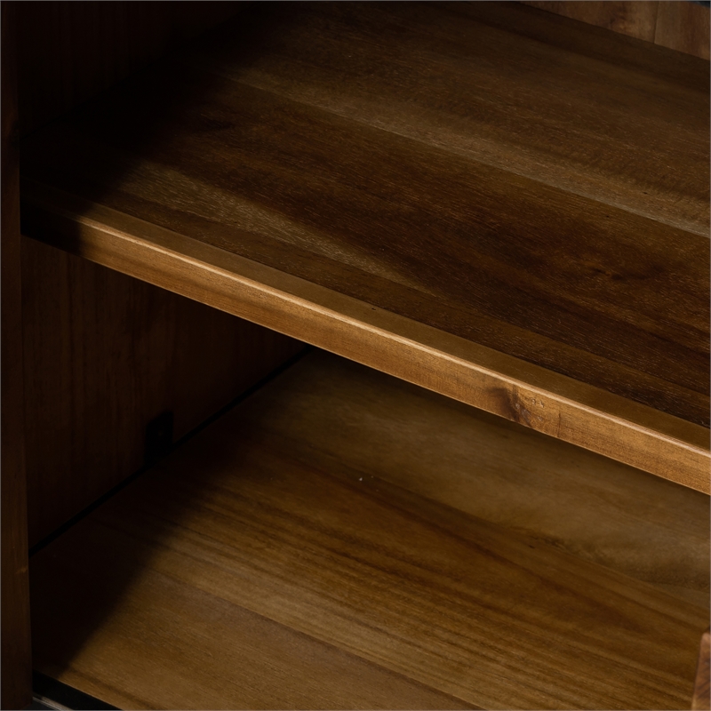 Armen Living Cusco Modern Wood Buffet Cabinet in Acacia Brown