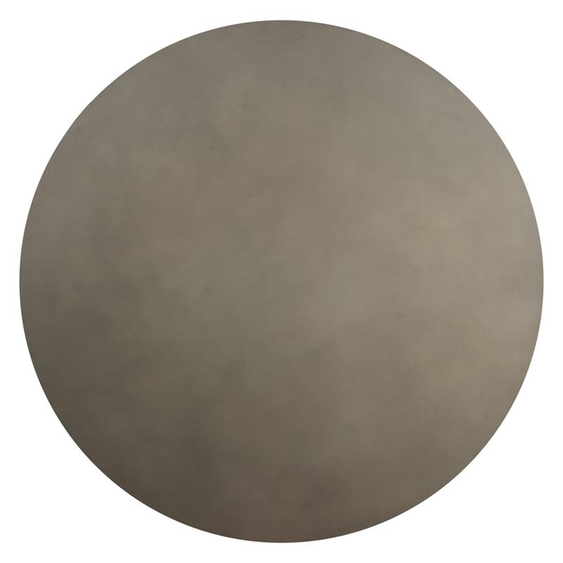 Armen Living Gatsby Modern Metal & Faux Concrete Dining Room Table in Oak/Black