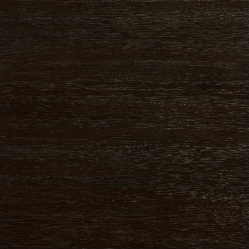 Armen Living Baly 6-Drawer Wood Dresser with Antique Brass Accents in Brown