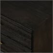 Armen Living Baly Mid-Century Wood 2-Drawer Night Stand in Brown
