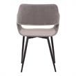 Ariana Gray Open Back Dining Accent Chair