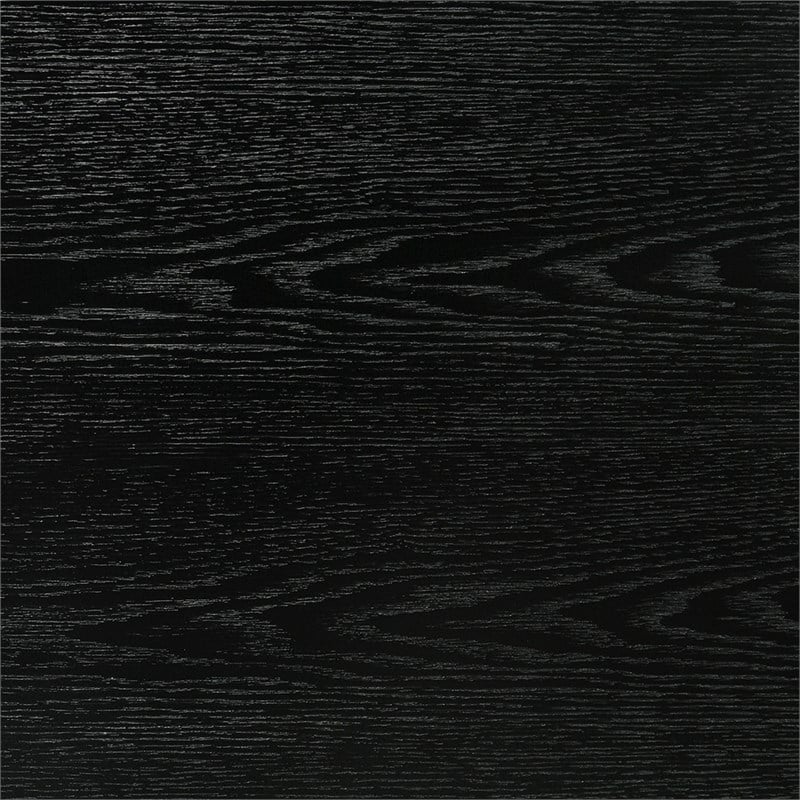 Armen Living Cortina Polly 5PC Wood Dining Table and Chair Set in Black/Gray