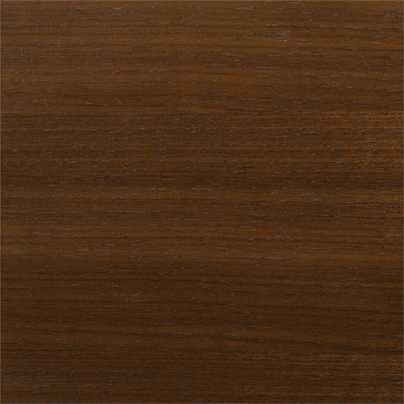 armen living cirque round contemporary wood dining table in walnut/black