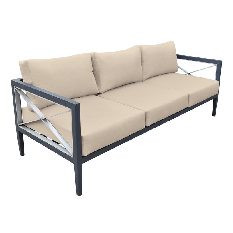 Sonoma Outdoor 4 piece Set in Taupe with Grey Frame Finish