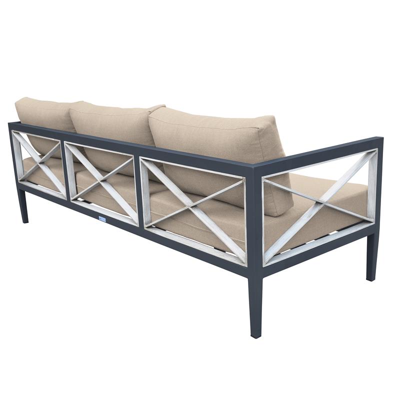 Sonoma Outdoor 4 piece Set in Taupe with Grey Frame Finish