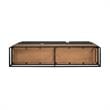 Armen Living Nevada Modern Solid Wood Sideboard in Balsamic Oak