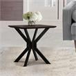 Armen Living Pirate Modern Wood End Table in Brushed Coffee Bean Brown