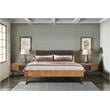 Armen Living Coco 3-Piece Wood King Bedroom Set in Chocolate/Black