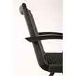 Brielle Outdoor Dark Eucalyptus Wood and Gray Rope Counter Height Stool