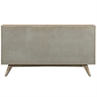 Armen Living Baly 6-Drawer Modern Wood Dresser in Sandblast Gray