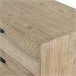 Armen Living Baly 6-Drawer Modern Wood Dresser in Sandblast Gray