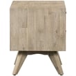 Armen Living Baly 2-Drawer Modern Wood Nightstand in Sandblast Gray