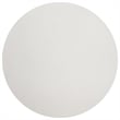 Armen Living Pinni Round Contemporary Stone Dining Table in White/Bronze