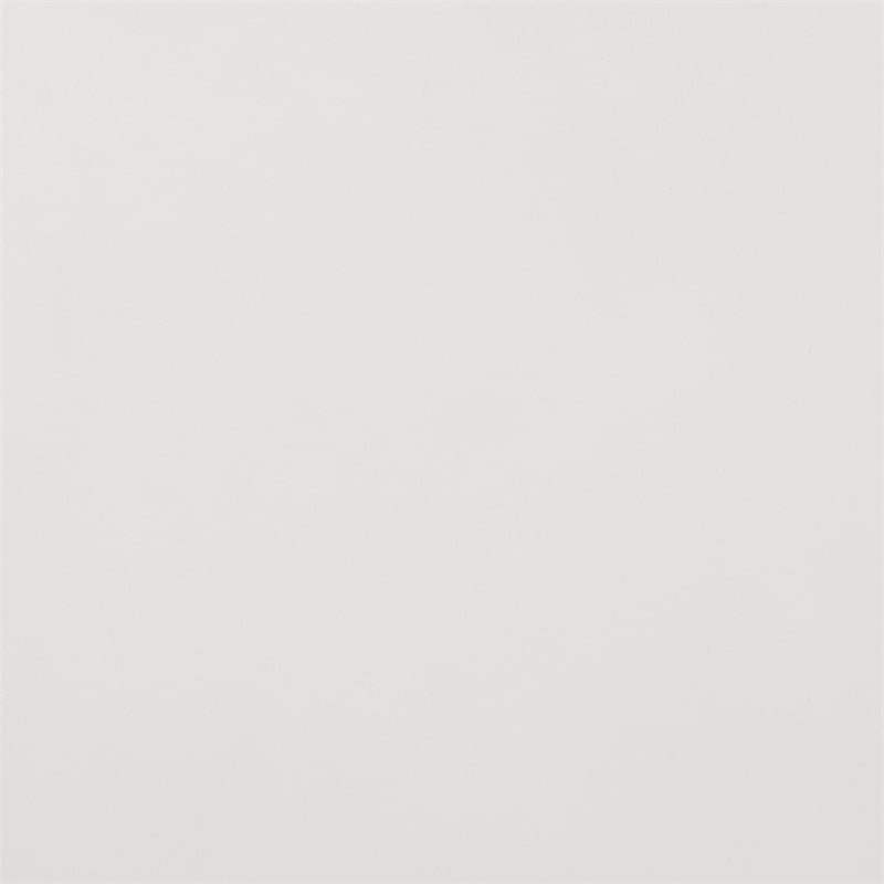Armen Living Pinni Round Contemporary Stone Dining Table in White/Bronze