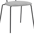 Armen Living Neo Modern Velvet/Metal Dining Room Chairs in Gray/Gold (Set of 2)
