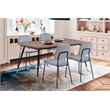 Armen Living Messina and Lucy 5 Piece Rectangular Dining Set