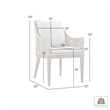Grenada Outdoor Wicker and Aluminum Gray Dining Chair  - Set of 2