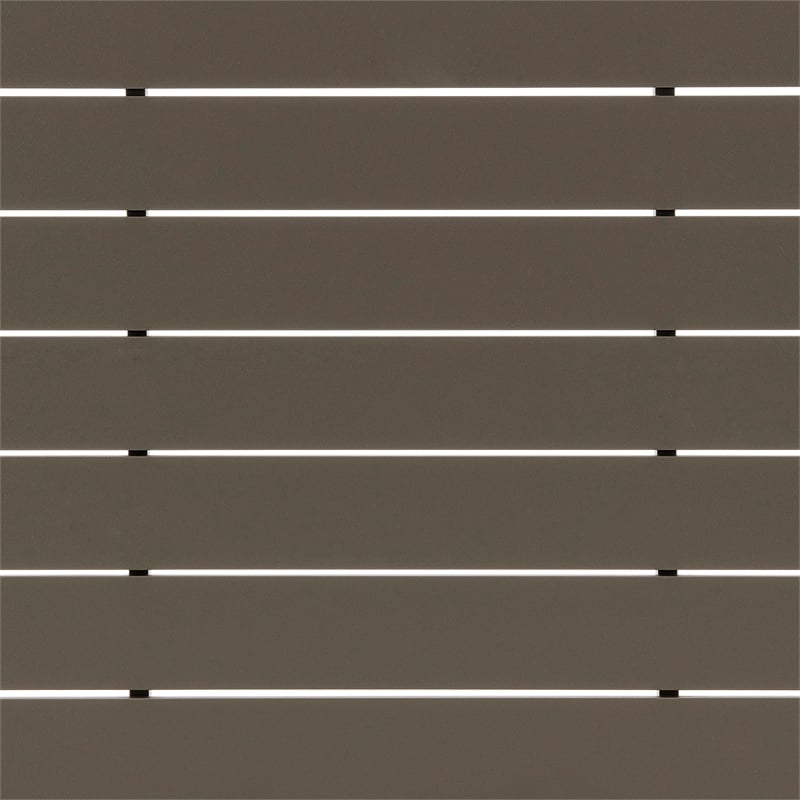 Armen Living Grenada 5-Piece Aluminum & Fabric Outdoor Dining Set in Gray