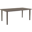 Armen Living Grenada 5-Piece Aluminum & Fabric Outdoor Dining Set in Gray