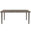 Armen Living Grenada 5-Piece Aluminum & Fabric Outdoor Dining Set in Gray