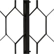 Armen Living Solange Rectangular Metal & Concrete Dining Table in Black/Gray