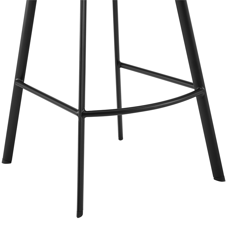 Armen Living Aura Black Faux 30