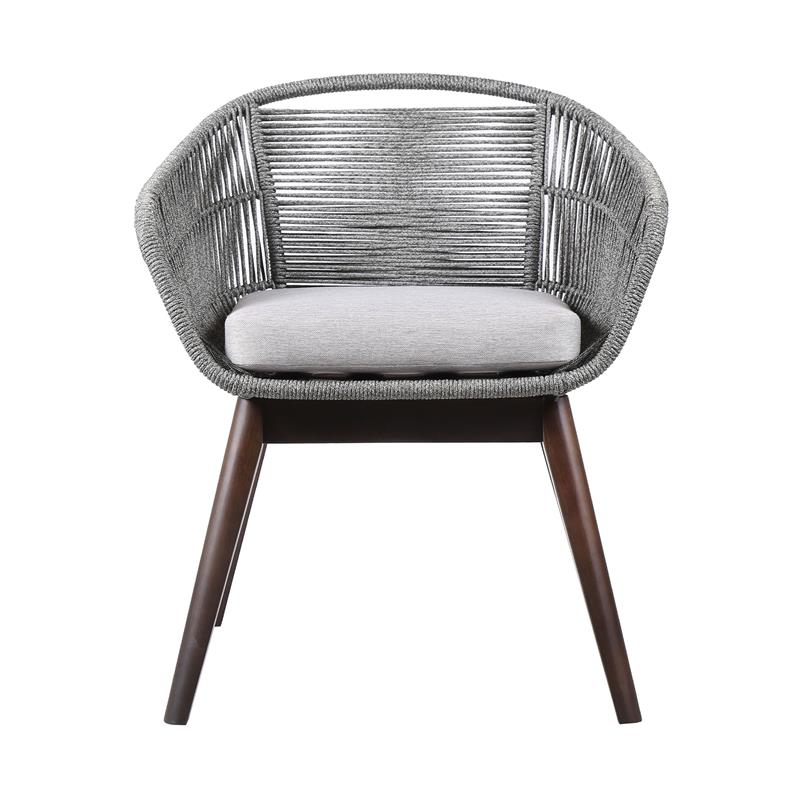 Tutti Frutti Indoor Outdoor Dining Chair in Dark Eucalyptus Wood