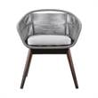 Tutti Frutti Indoor Outdoor Dining Chair in Dark Eucalyptus Wood