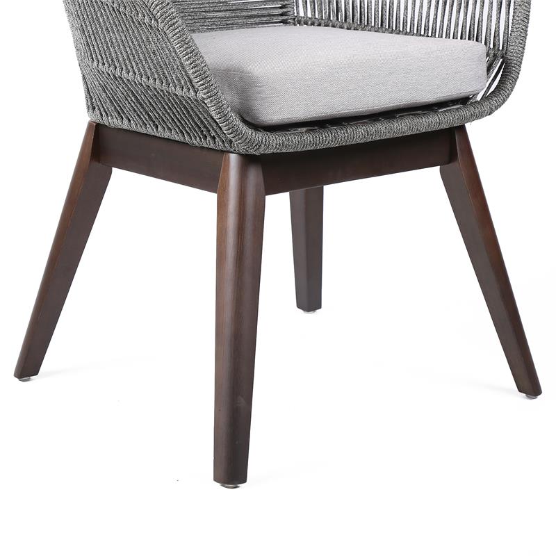 Tutti Frutti Indoor Outdoor Dining Chair in Dark Eucalyptus Wood