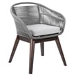 Tutti Frutti Indoor Outdoor Dining Chair in Dark Eucalyptus Wood