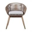 Tutti Frutti Indoor Outdoor Dining Chair in Light Eucalyptus Wood