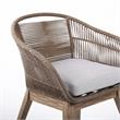 Tutti Frutti Indoor Outdoor Dining Chair in Light Eucalyptus Wood