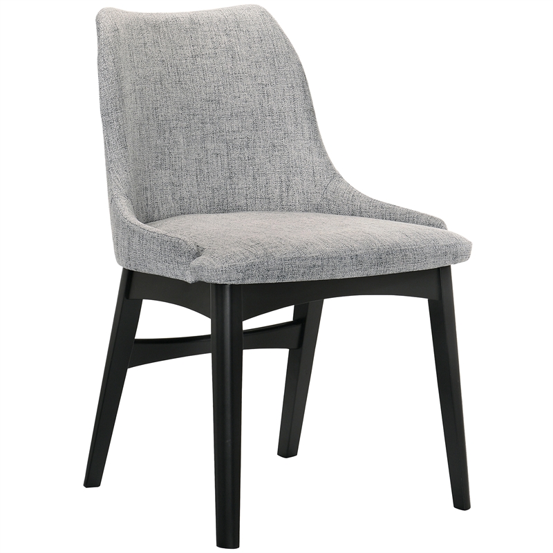 Armen Living Westmont and Azalea 5-Piece Modern Wood Dining Set in Black/Gray