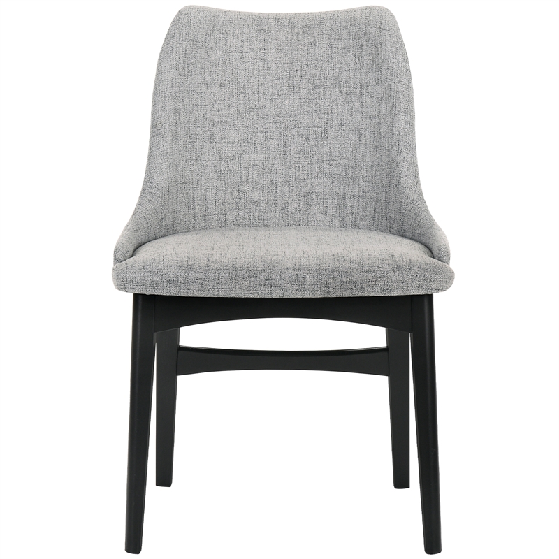 Armen Living Westmont and Azalea 5-Piece Modern Wood Dining Set in Black/Gray