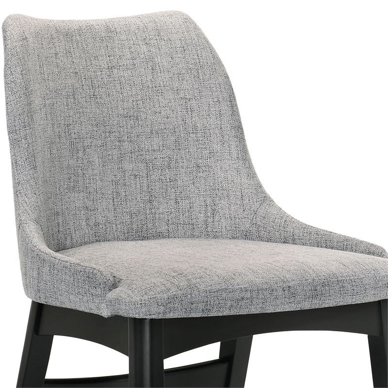 Armen Living Westmont and Azalea 5-Piece Modern Wood Dining Set in Black/Gray