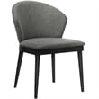 Armen Living Westmont and Juno 5-Piece Modern Wood Dining Set in Black/Charcoal