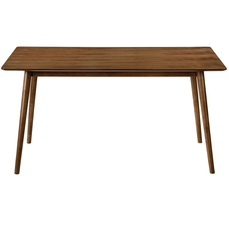 Armen Living Westmont and Renzo 5-Piece Modern Wood Dining Set in Charcoal/Brown