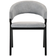 Armen Living Westmont and Talulah 5-Piece Modern Wood Dining Set in Gray/Black