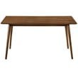 Armen Living Westmont and Talulah 5-Piece Modern Wood Dining Set in Gray/Brown