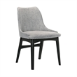 Armen Living Arcadia and Azalea 5-Piece Modern Metal Dining Set in Black/Gray