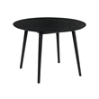Armen Living Arcadia and Azalea 5-Piece Modern Metal Dining Set in Black/Gray