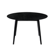 Armen Living Arcadia and Renzo 5-Piece Fabric Dining Set in Gray/Black
