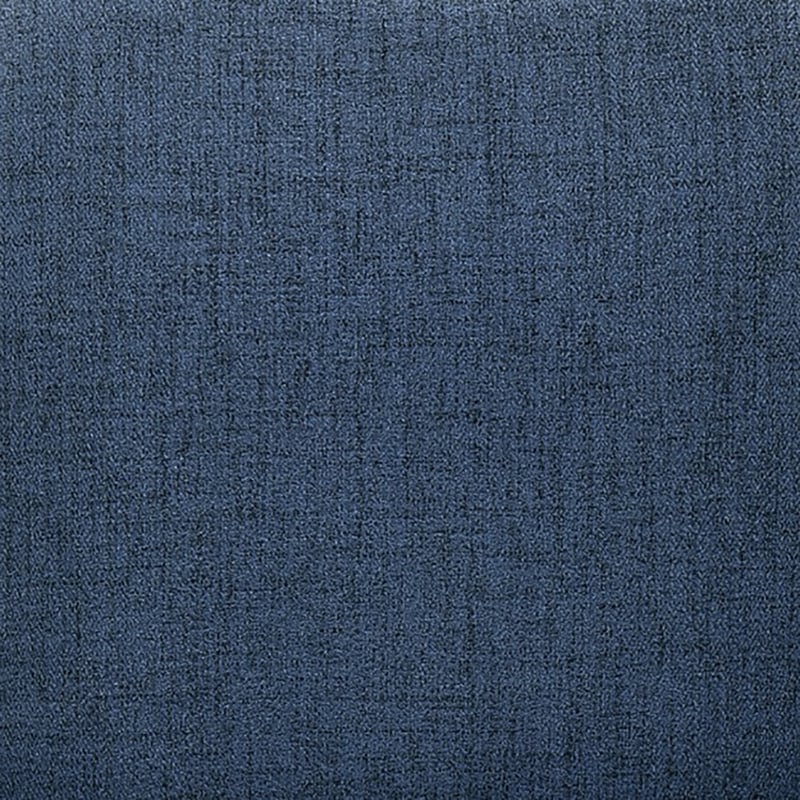 Armen Living Arcadia and Renzo 5-Piece Fabric Dining Set in Blue/Walnut