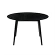 Armen Living Arcadia and Talulah 5-Piece Modern Fabric Dining Set in Gray/Black