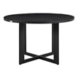 Cayman Outdoor Patio Round Dining Table in Aluminum