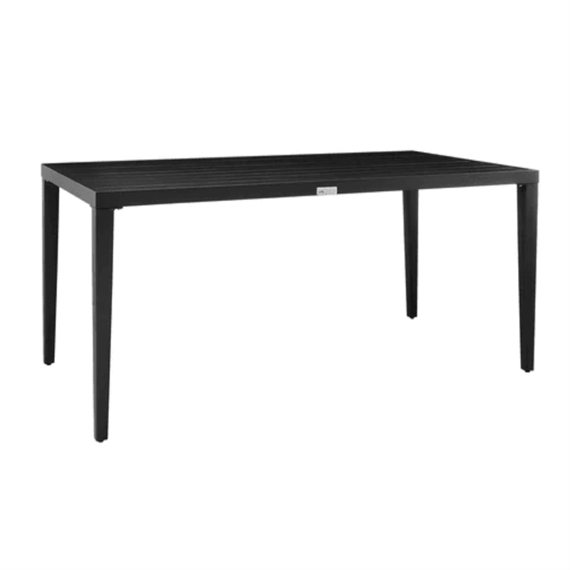 Palma Outdoor Patio Dining Table in Aluminum