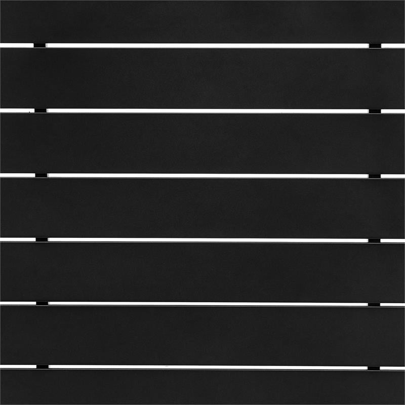 Armen Living Alegria Outdoor 5-Piece Aluminum & Rope Bar Set in Gray