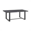 Armen Living Menorca Outdoor Patio 5-Piece Aluminum Dining Set in Gray