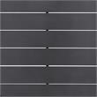 Armen Living Menorca Outdoor Patio 5-Piece Aluminum Dining Set in Gray